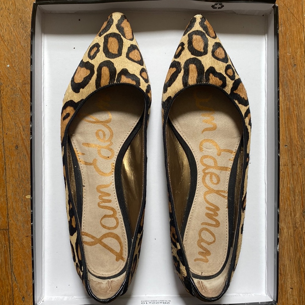 Sam Edelman Leopard Print Flats